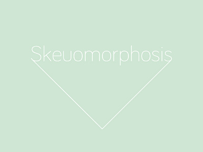Skeuomorphosis flat pastel skeuomorphism typography