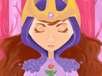#WIP: Lucette art digital illustration portrait sketch