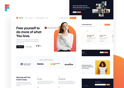 Tax Compliance & Tax Returns | Landing Page Design