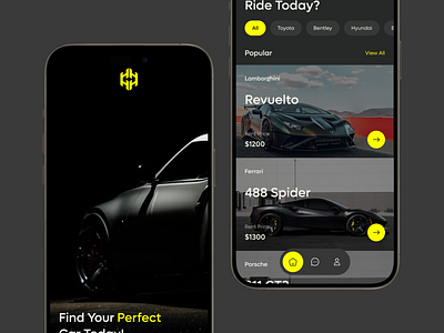 Luxury - Car Rental App app concept application design car app car rent app car rental design ios app mobile app mobile app design product design rent a car rent app rental rental app reservation sport car travel app ui design userinterface ux