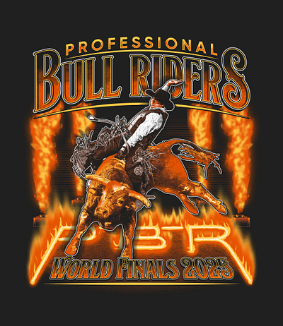 PBR World Final 2025 Event Tee branding design graphic design illustration logo typography vector