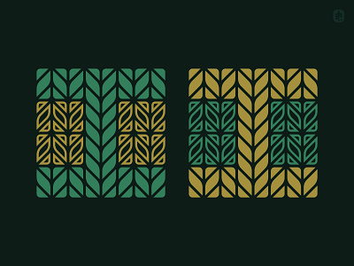 Foliage I field garden grass green greenhouse i icon ivy leaf letter i logo logomark mark monogram nature plant symbol typography vine wheat