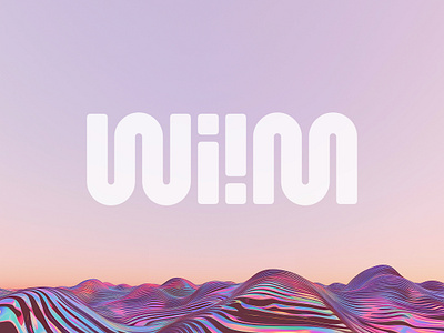 WiiM Logo amplifier audio branding hardware iridescent logo sound