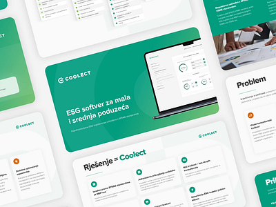 Pitch deck presentation - Coolect green green energy green presentation green tech green techonolgy light green pitch pitch deck pitch deck presentation pitchdeck pitchpresentation powerpoint presentation sustainability sustaniable presentation tech torquise