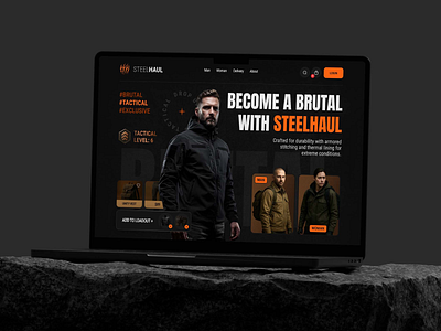 Tactical E-Commerce Website army e commerce ecommerce military online shop shop tactical gear web web design website website design