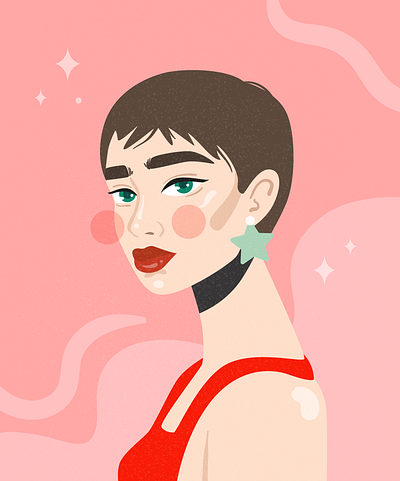 Portrait character design design graphic design illustration portrait vector