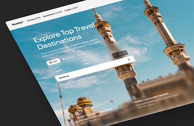Free Accommodation Booking Website Design hotel website booking section