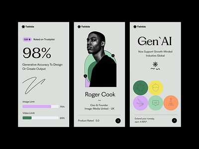 AI - Mobile App (Story Design) ai ai app ai app design ai product ai tool app app development generative ai image generate image to text ios mobile app mobile app design product design text to image text to voice ui user experience