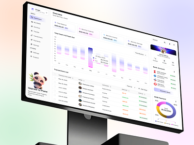 AI Powered Money Management App Dashboard app bank app banking banking dashboard card clean dashboard digital bank finance finance dashboard fintech management money transfer product design saas transaction ui user interface ux web