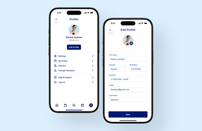User Profile Mobile Prototype 100daysofdesign mobile ui uiux user profile