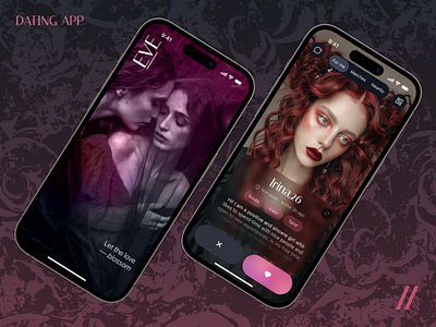 Dating Mobile iOS App Design android app app design concept app design template dashboard dashboard design dating dating app dating app design design ios mobile mobile app mobile design mobile ui modern design online ui ux