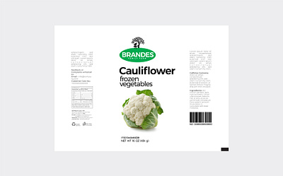 Brandes Family Farm: Cauliflower Frozen Vegetables grocery store