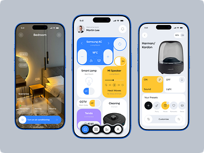 Smart Home Mobile App Design app design app interface application design home management home management app mobile mobile app mobile app design mobile application mobile design mobile interface mobile ui modern design product design responsive design smart home smart home app smart home mobile app ui ux user interface