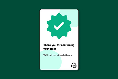 Day 054 : Confirmation dailyui