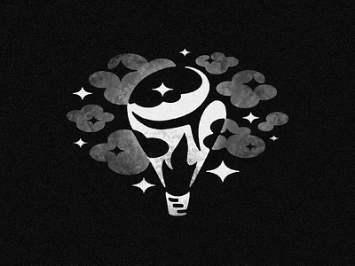 High on Fight ✦ Illustration air balloon boxe boxing clouds combat fight fighting fly glove high illustration logo logodesign logotype muay thai punch sky sports stars