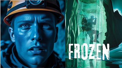 FROZEN INSIDE CAVE EXPLORER THUMBNAIL YOU TUBE JUN :) 2025 3d animation branding design graphic design illustration logo motion graphics ui ux vector