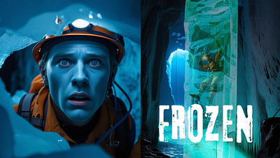 FROZEN CAVE EXPLORER THUMBNAIL YOU TUBE JUN :) 2025 3d animation branding design graphic design illustration logo ui ux vector
