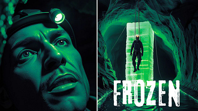 FROZEN CAVE EXPLORER THUMBNAIL YOU TUBE JUN :) 2025 3d animation branding design graphic design illustration logo ui ux vector