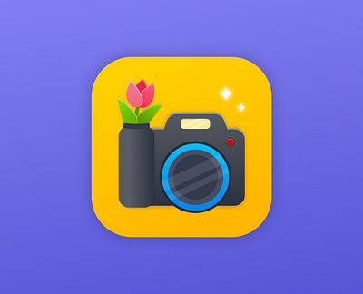 Photo Camera Icon app branding design figma graphic design icon illustration logo ui user interface vector