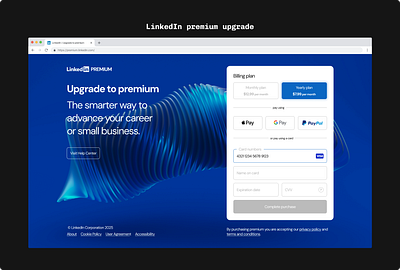 LinkedIn Redesign app branding design graphic design landing page ui ux