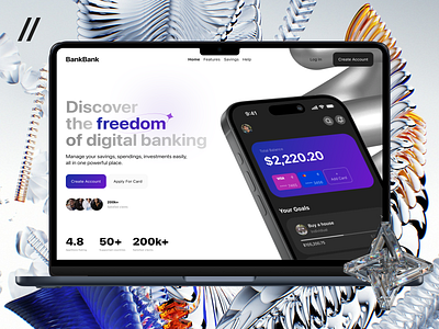 Banking Web App Concept banking branding dashboard design digital finance fintech payment purple purrweb agency savings ui ux web app web design web ui