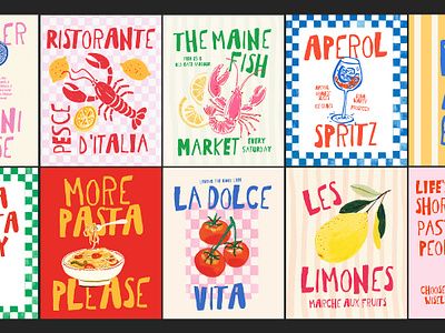 New ugly font in the works... font fonts food fun happy italian italy kitchen menu messy modern pasta posters preppy print typography
