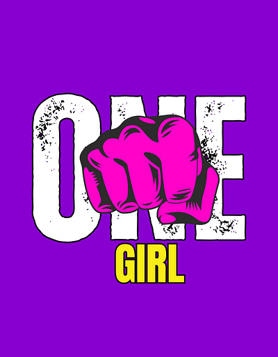 ONE PUNCH GIRL T-SHIRT DESIGN 3d animation branding design graphic design illustration logo ui ux vector