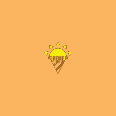 Summer Ice Cream Logo branding design energy graphic design ice ice cream ice cream logo illustration logo logo design minimal summer summer logo sun sun logo sunny vector
